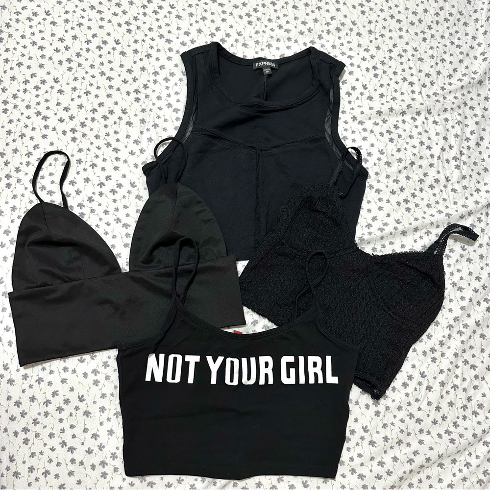 Bundle of crop tops size XS